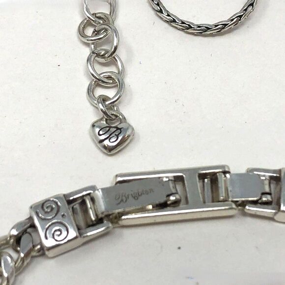 2 Pcs. Brighton Jewelry- -Bracelet-"Daughter"/ Heart Necklace in Bags - Picture 7 of 8